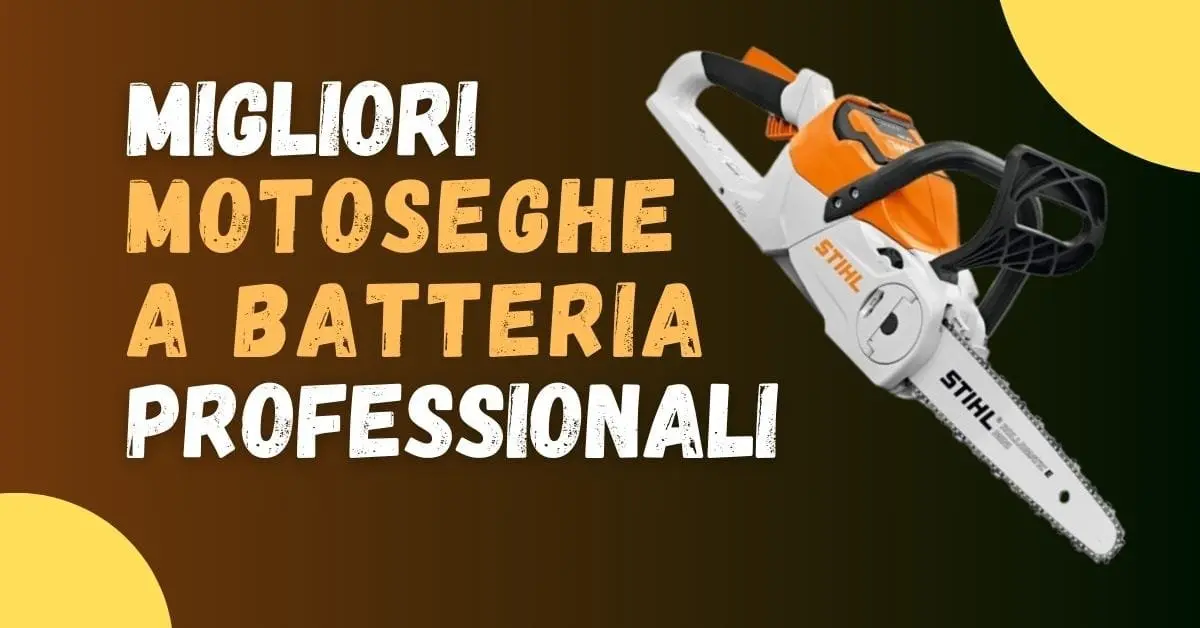 Miglior Motosega a Batteria Professionale? Ecco le migliori