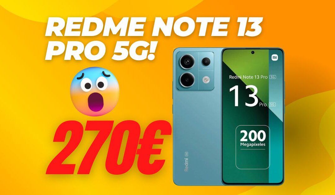 Xiaomi Redmi Note 13 Pro 5G: in OFFERTA a 270€!